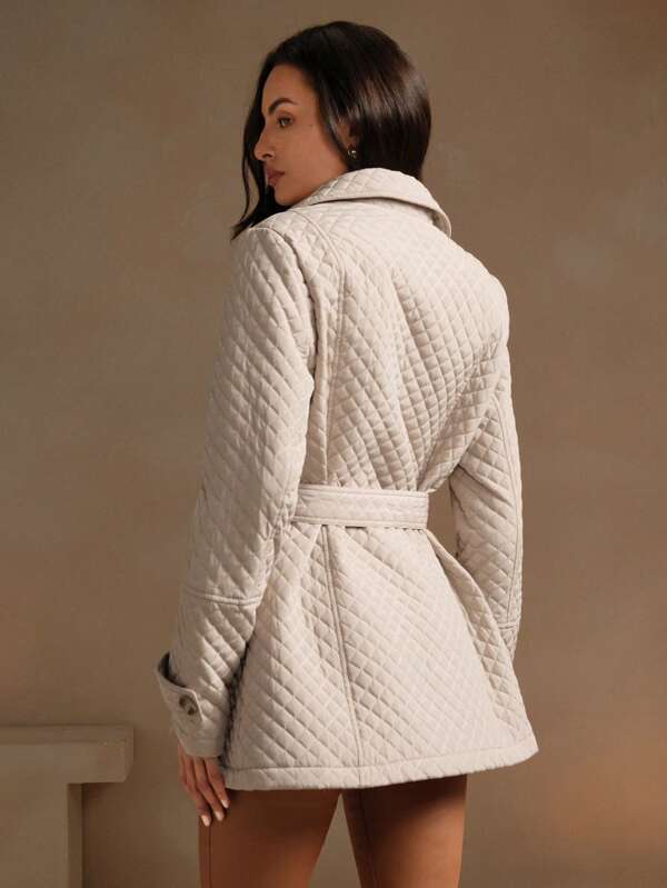 Isabel Jacquard Coat