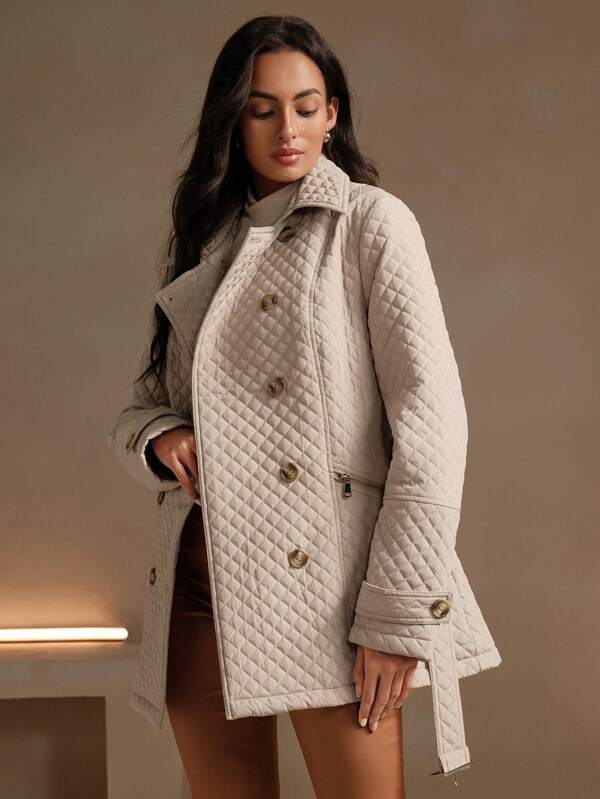 Isabel Jacquard Coat