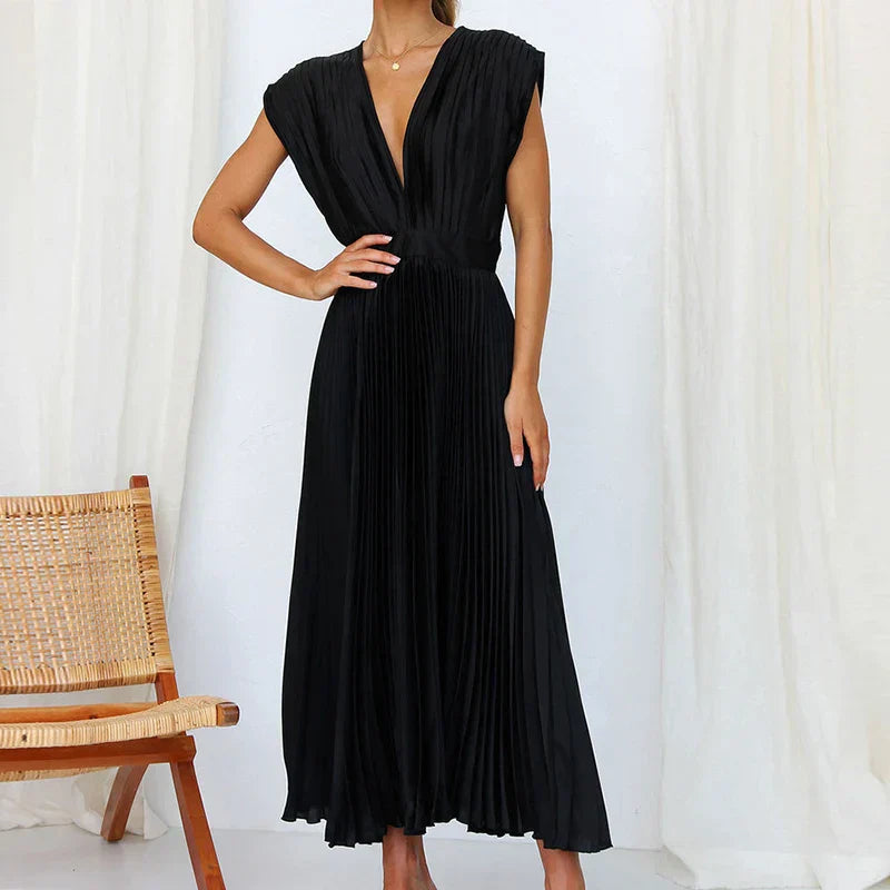 Adelai Elegant Midi Dress