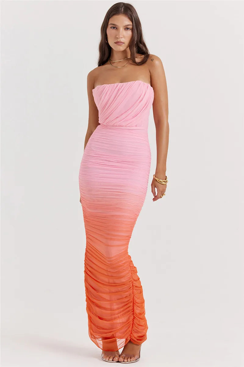 Robe longue ombrée Kayla