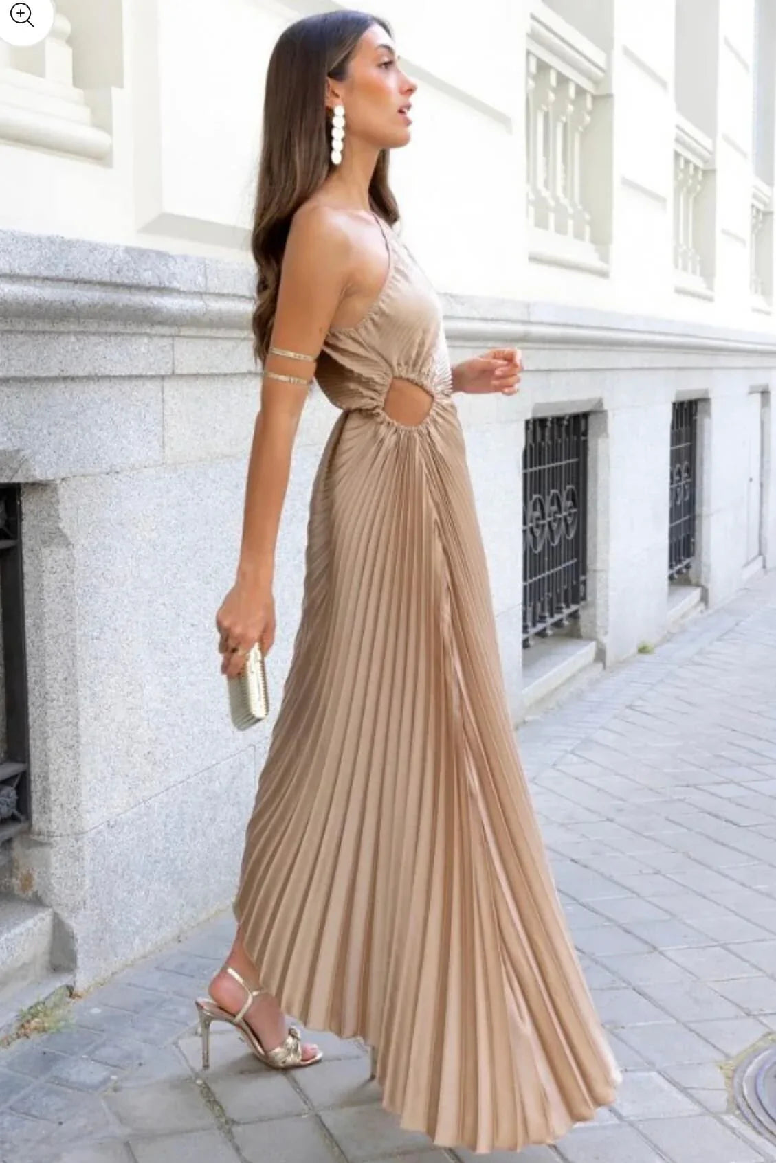 Ally Pleated Party Dress