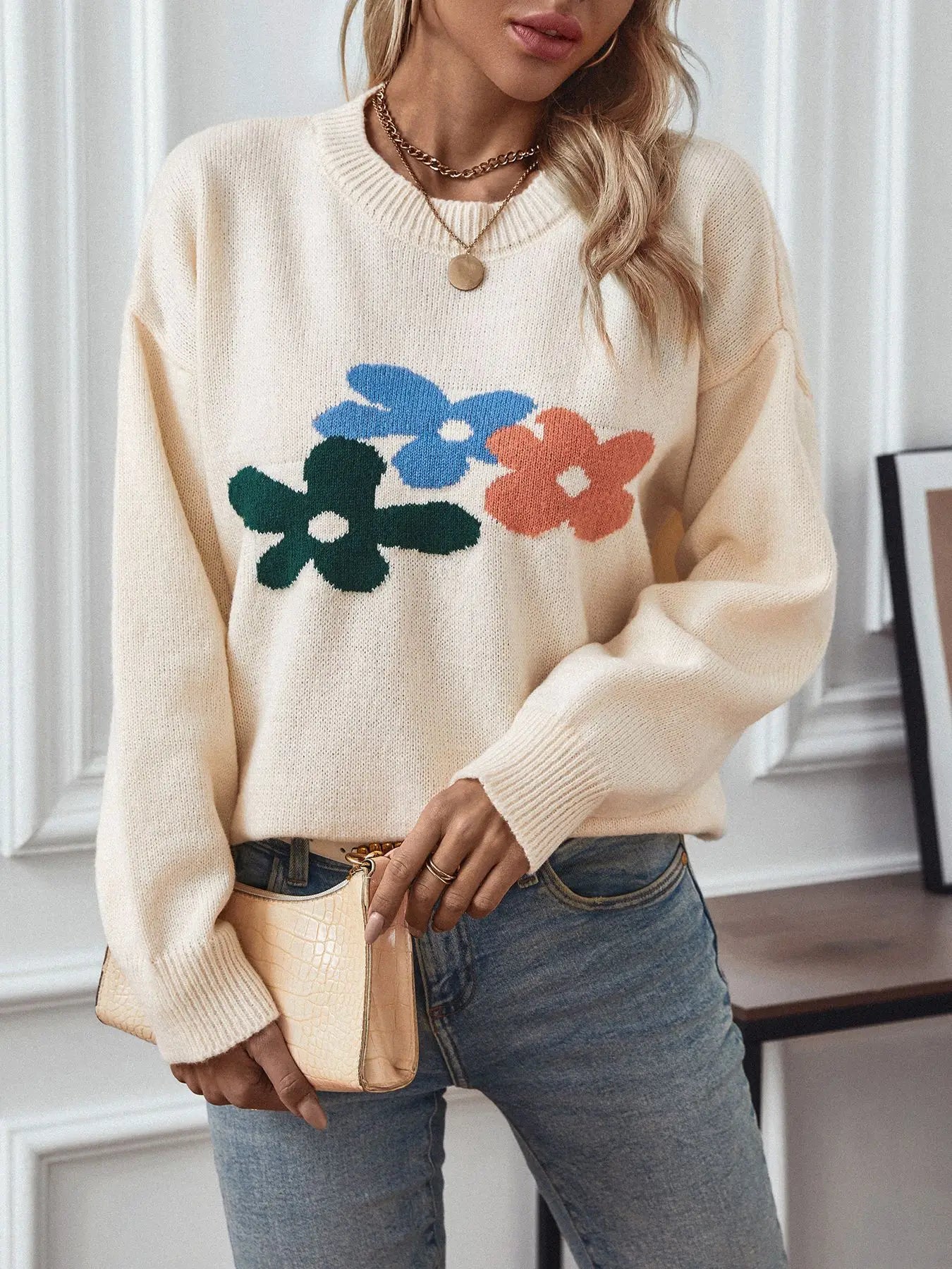 Pull fleuri Kasey