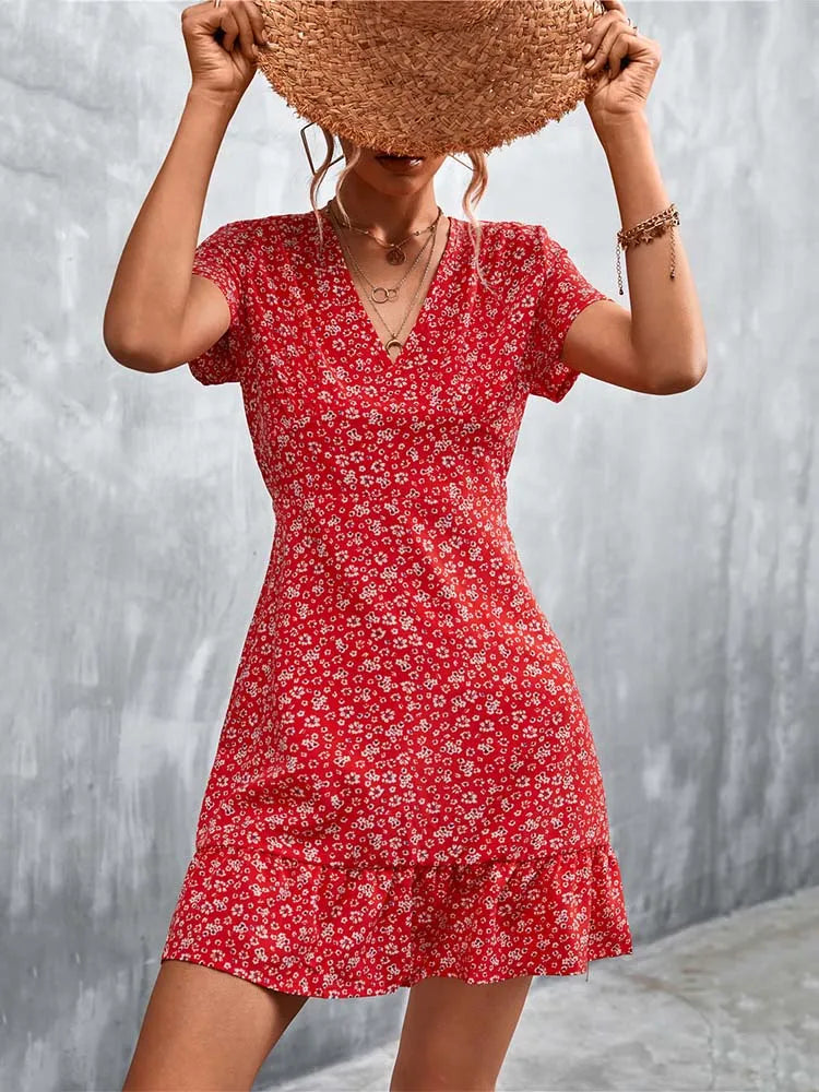 Martha Boho Mini Dress