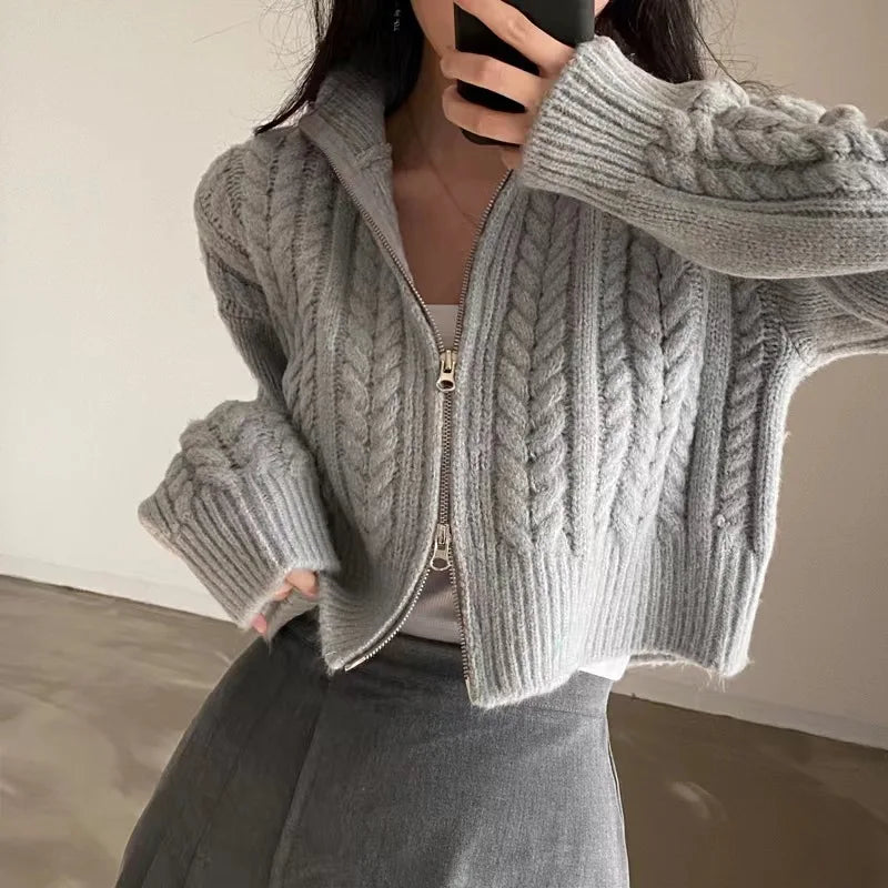 Luella Knitted Zip Sweater