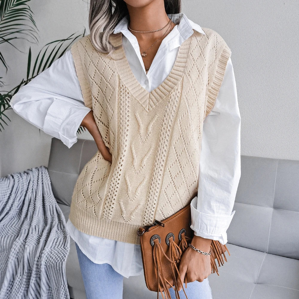 Stella Knitted Vest Sweater