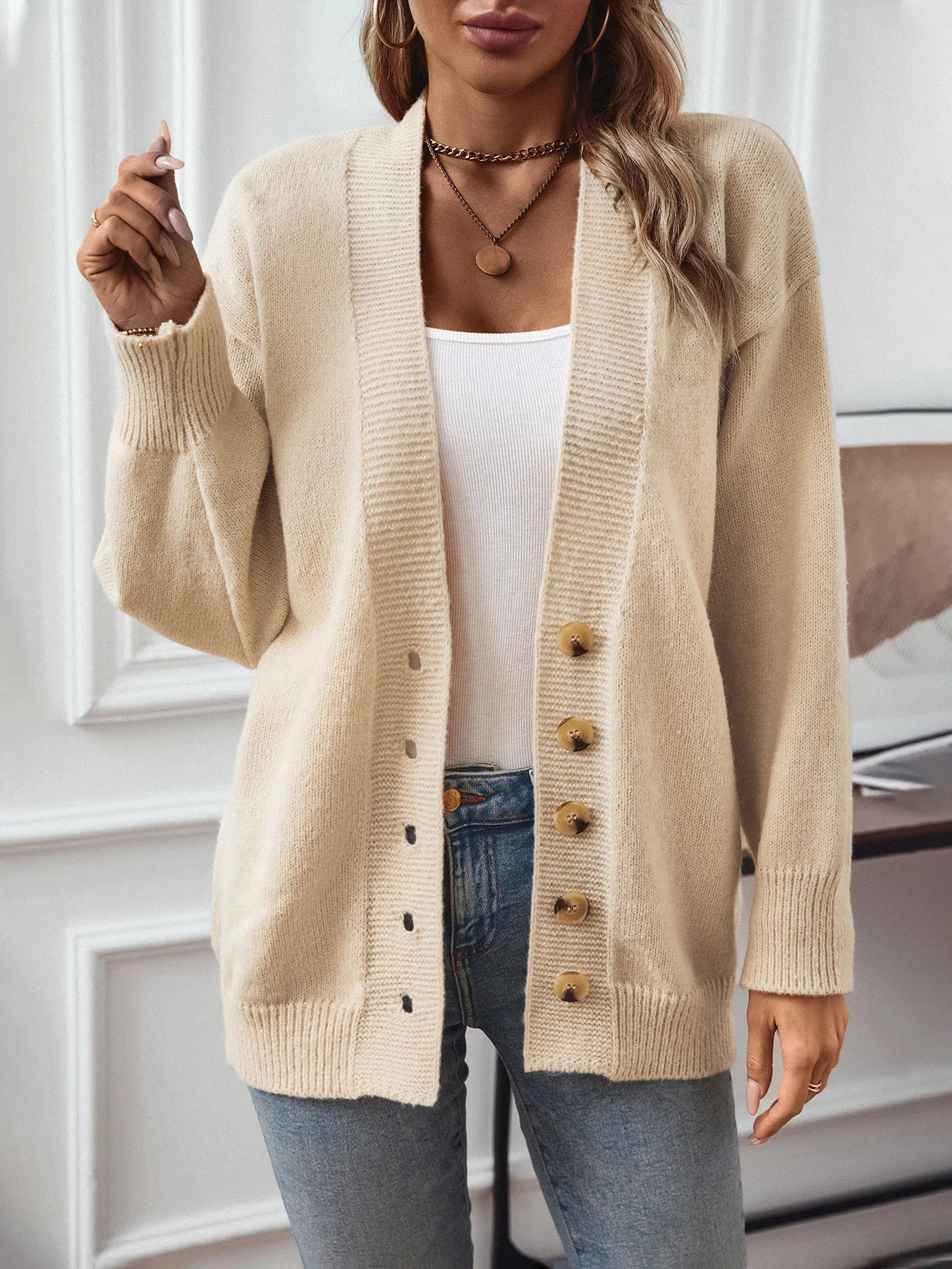 Glynnis V-Neck Cardigan