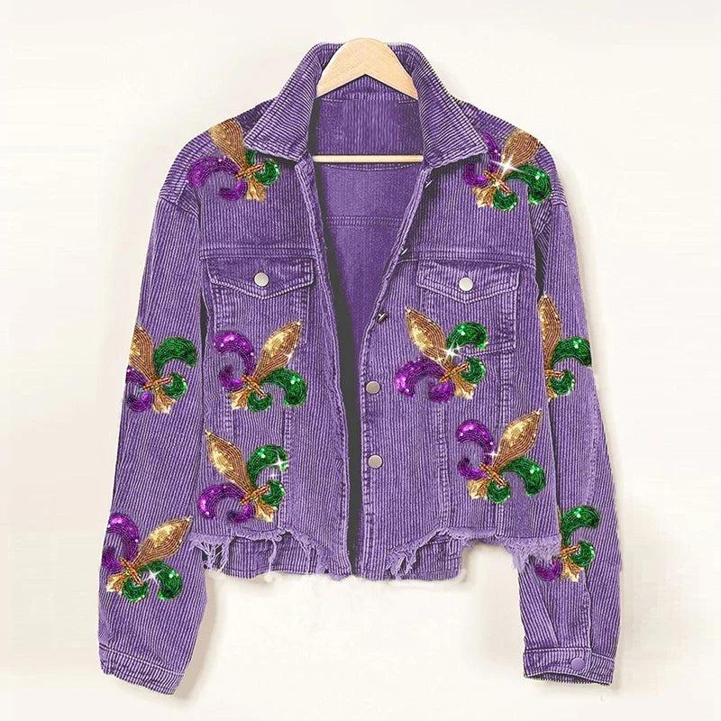 Jacket Sequin Juliette Corduroy