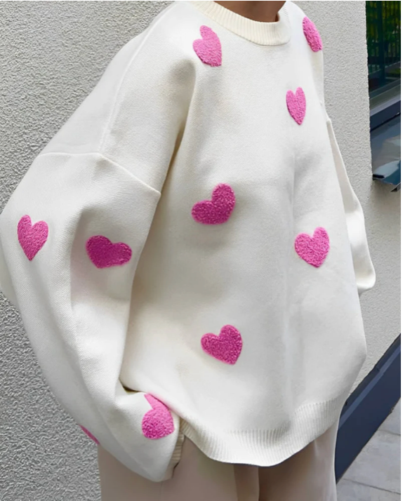 Sienna Cosy Heart Sweater