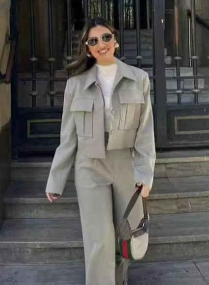 Ciara Sraith Dhá Phíosa Stylish