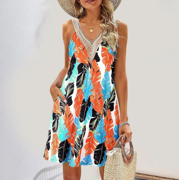 Robe tropicale Tasha