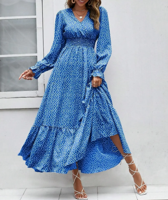 Robe à volants style bohème de Reese