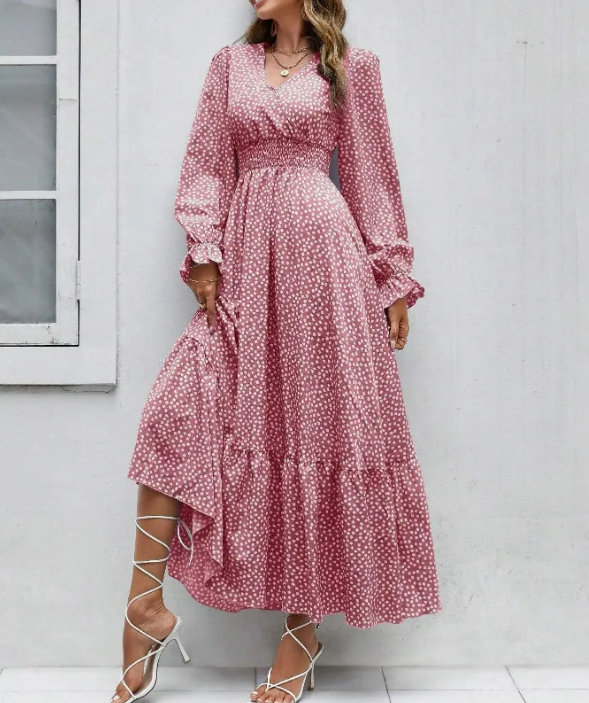 Robe à volants style bohème de Reese