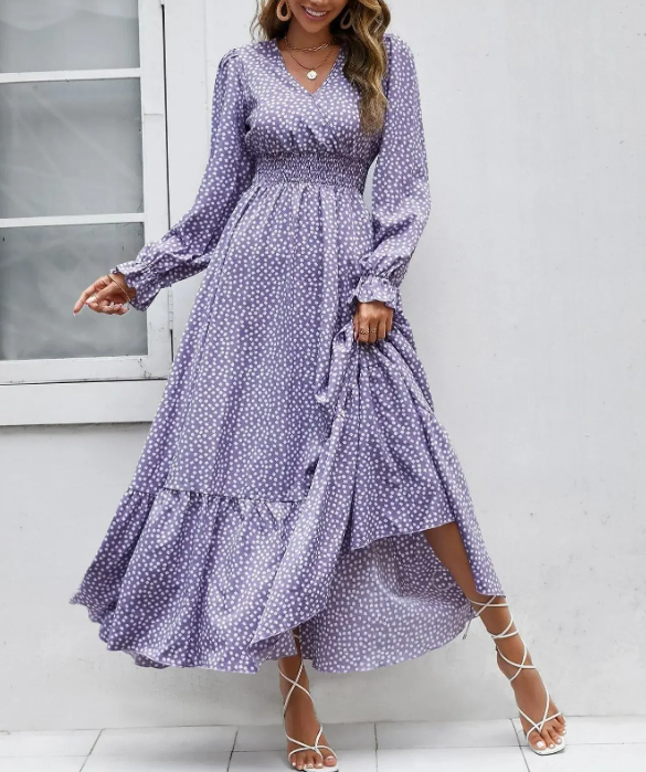 Robe à volants style bohème de Reese