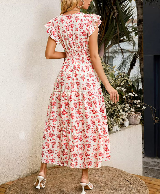 Maxine Floral Smock Dress