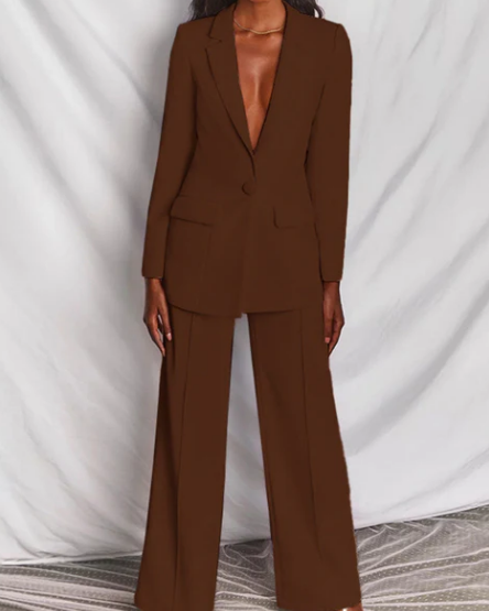 Ivy Elegant Blazer and Pants Set