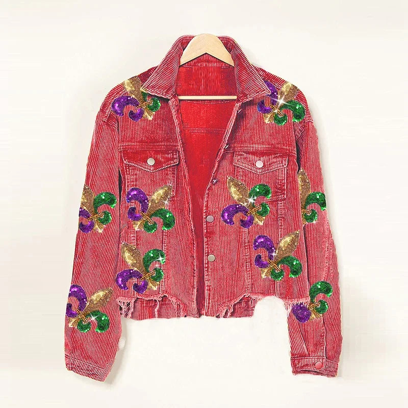 Jacket Sequin Juliette Corduroy