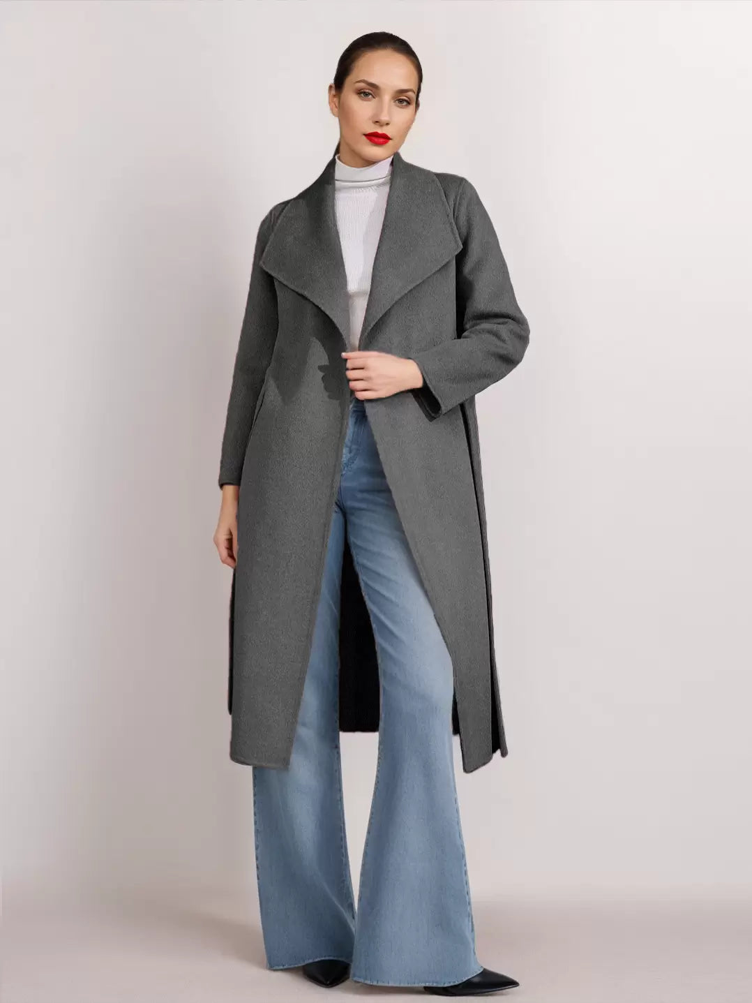 Brenda Wide Lapel Coat