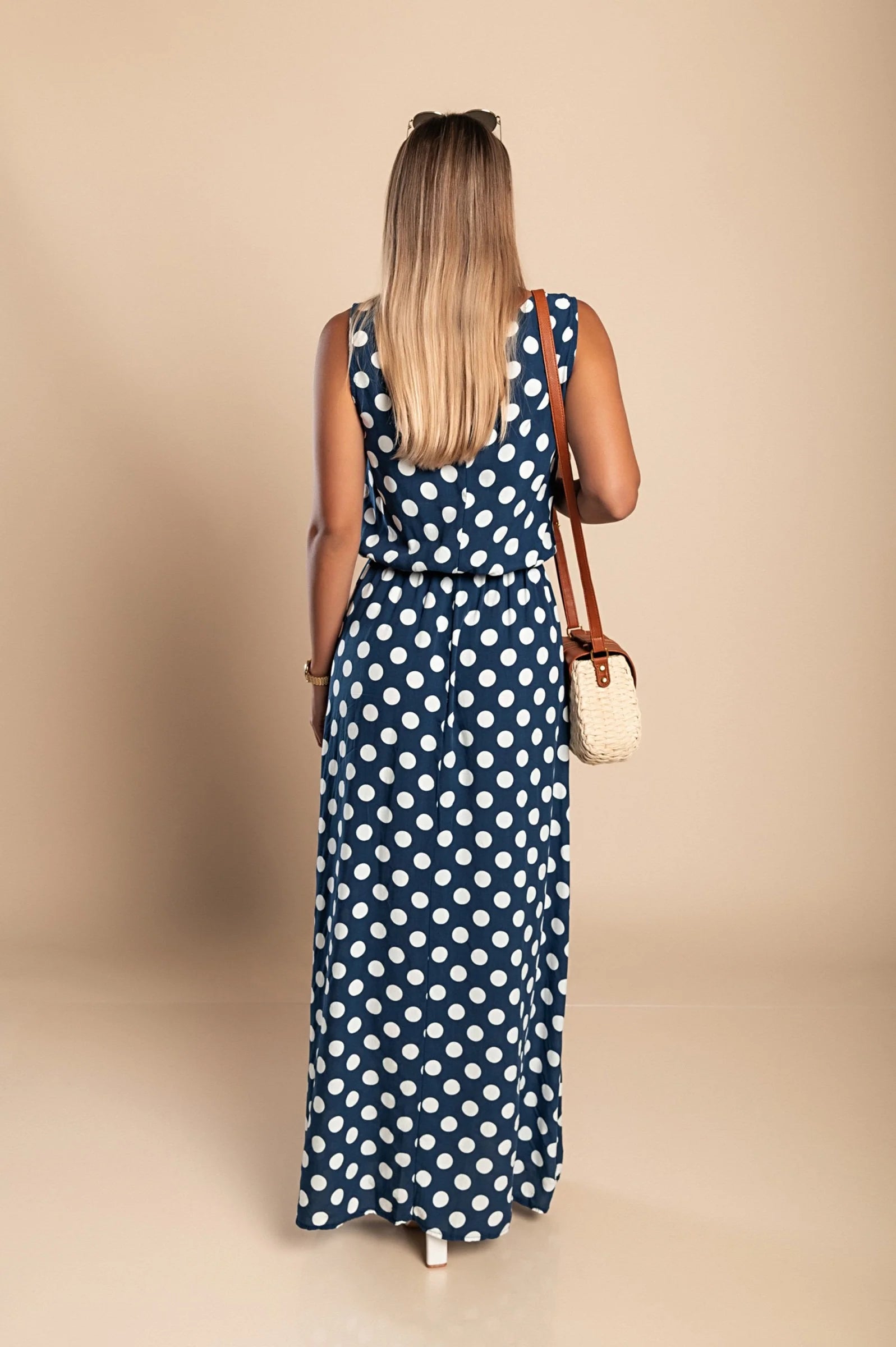 Emilia Polka Dot Maxi Dress